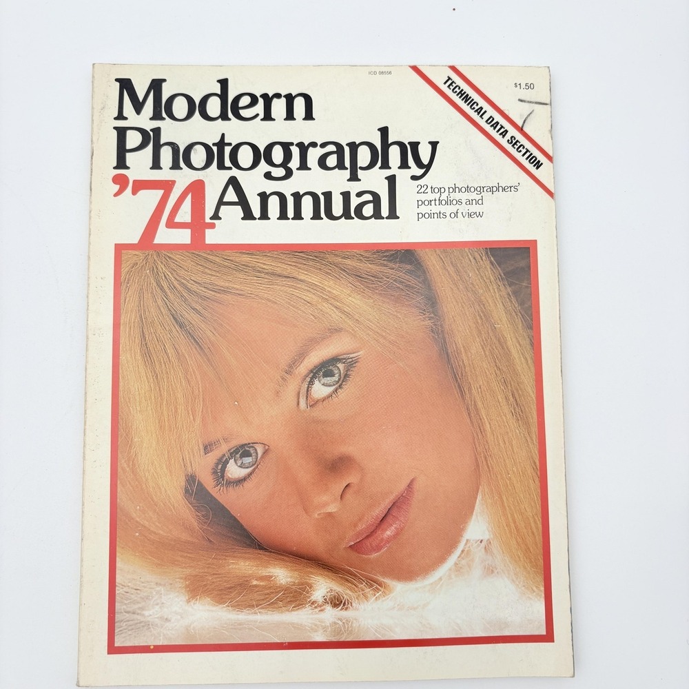Vintage 1974 Modern Photography '74 Annual Magazine Photography Softcover USA
